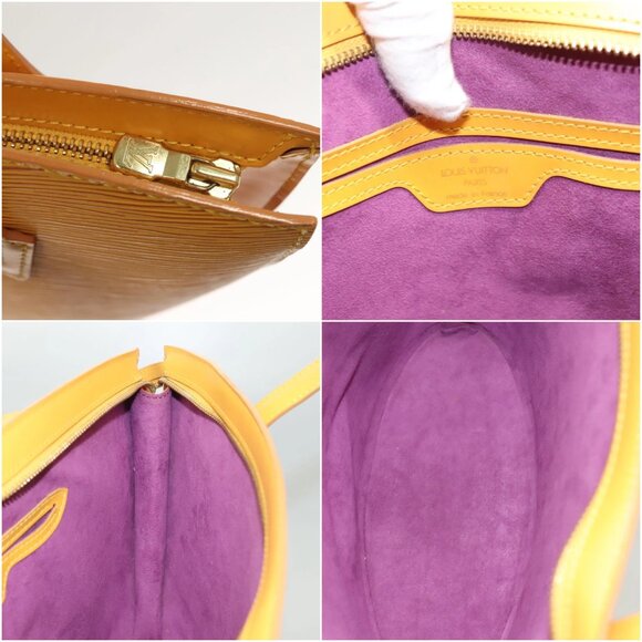 LOUIS VUITTON Epi Saint Jacques Poignees Long Bag Yellow M52339 LV Auth 122938 - Picture 15 of 15